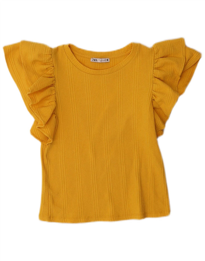 Bluză pentru femei Zara UK 10 Small Yellow