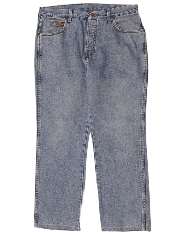 Blugi drepti pentru bărbați Wrangler Texas Regular W36 L28 Bumbac albastru