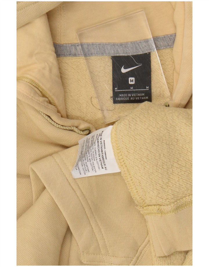 Pulover NIKE pentru bărbați cu glugă grafic, bumbac galben mediu