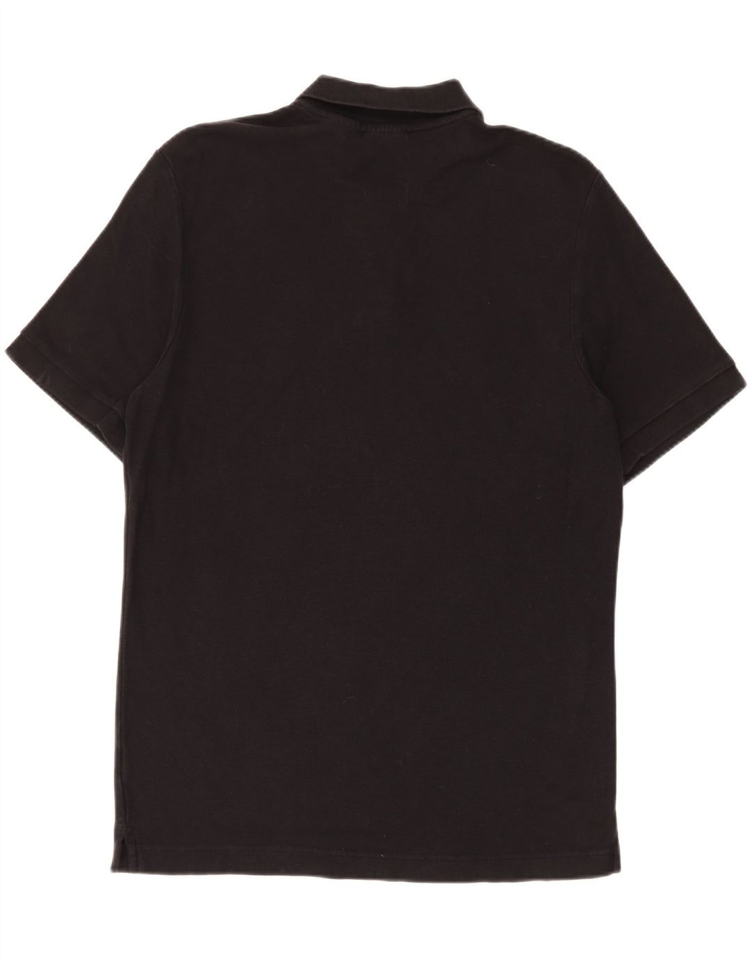 Tricou polo FILA pentru bărbați, bumbac mediu negru
