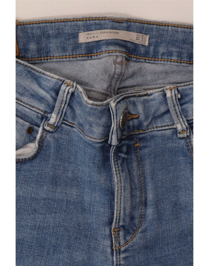 Blugi skinny de damă Zara L25 L28 Albastru