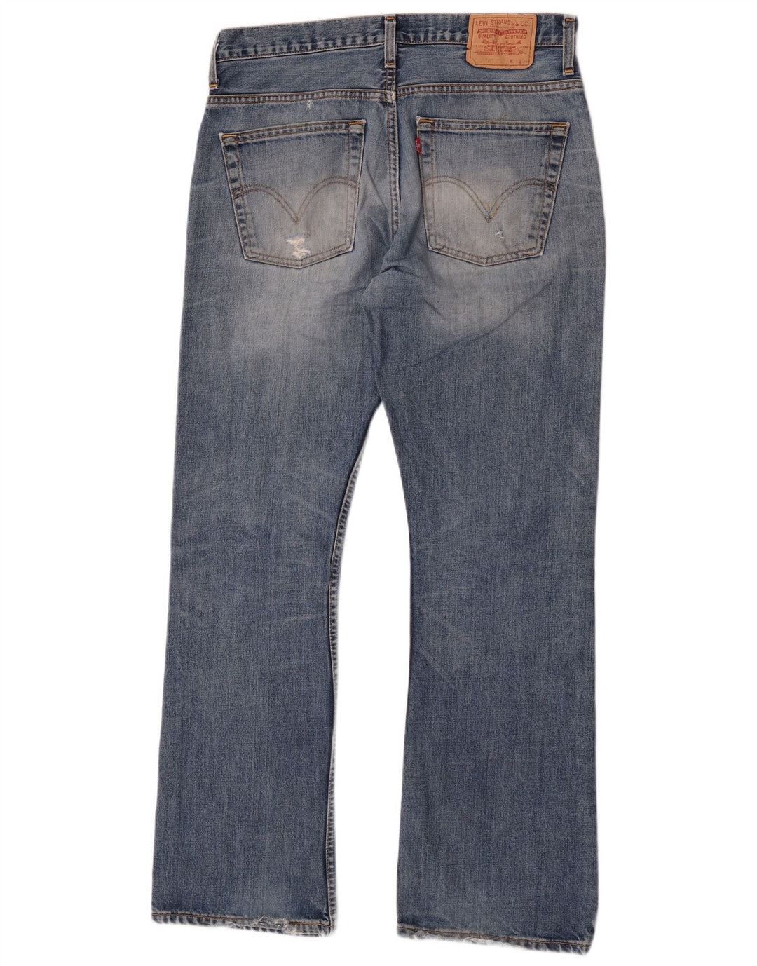 Blugi pentru bărbați Levi's 507 Bootcut W34 L34 Bumbac albastru