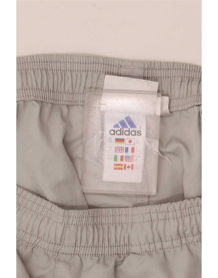 Pantaloni scurți sport Adidas pentru femei UK 12 Medium Gri Poliester