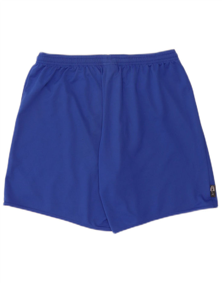 Pantaloni scurți sport pentru bărbați Adidas Climalite, poliester albastru mediu