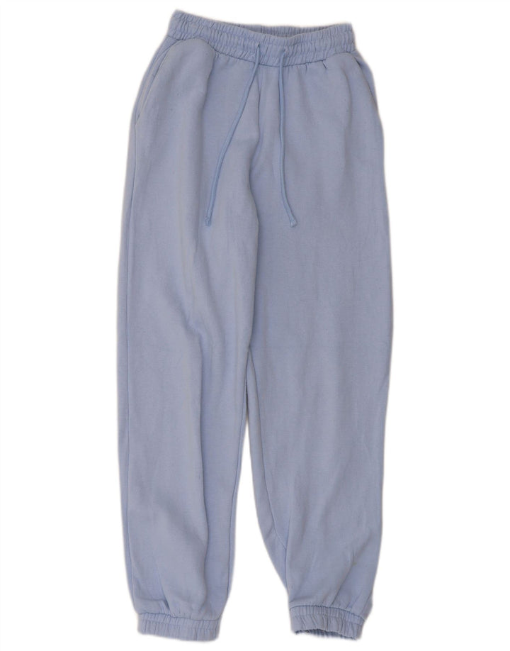 Pantaloni de trening Zara Femei Joggeri UK 8 Poliester albastru mic