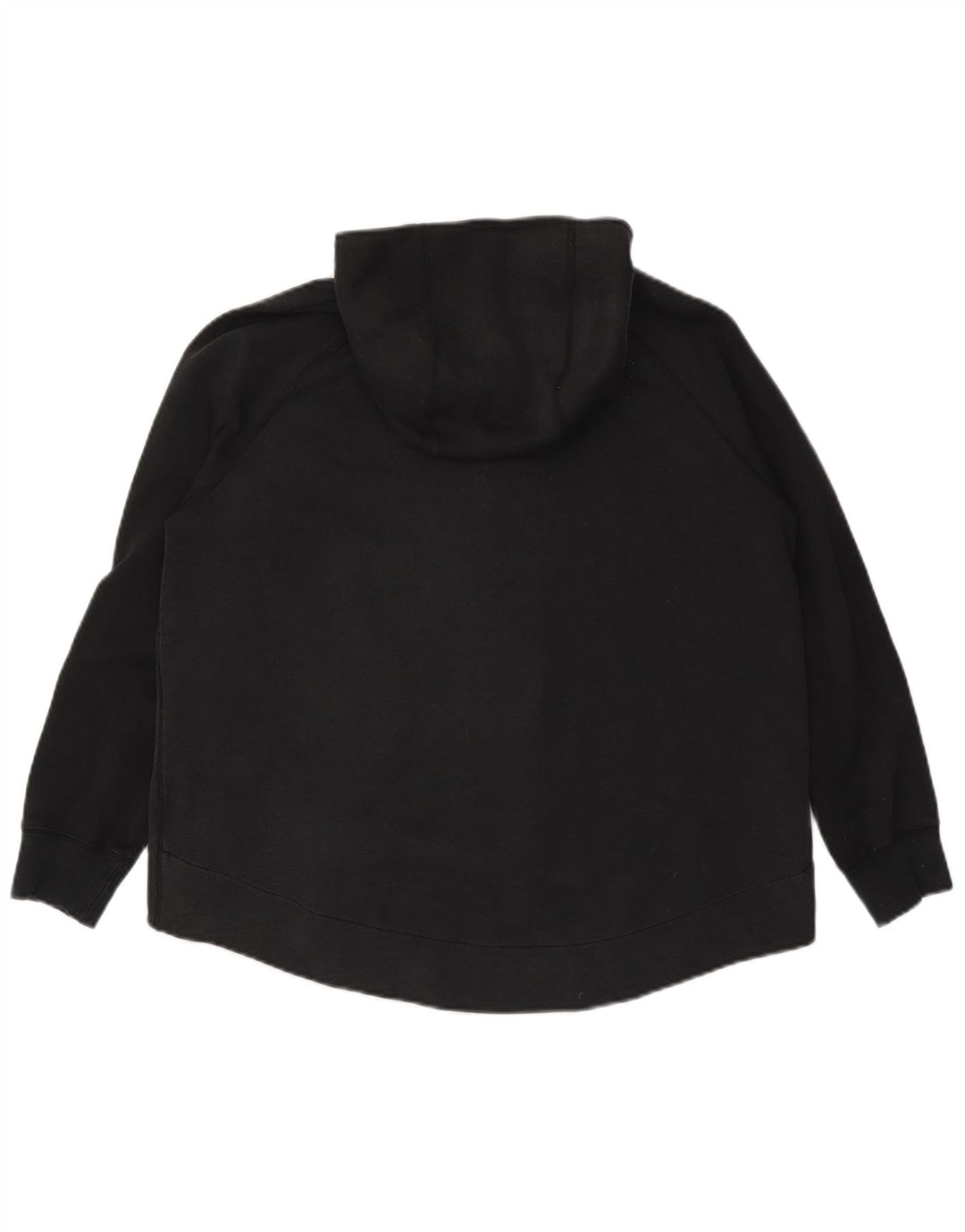 Pulover NIKE pentru femei cu fermoar, UK 16, mare, negru, bumbac