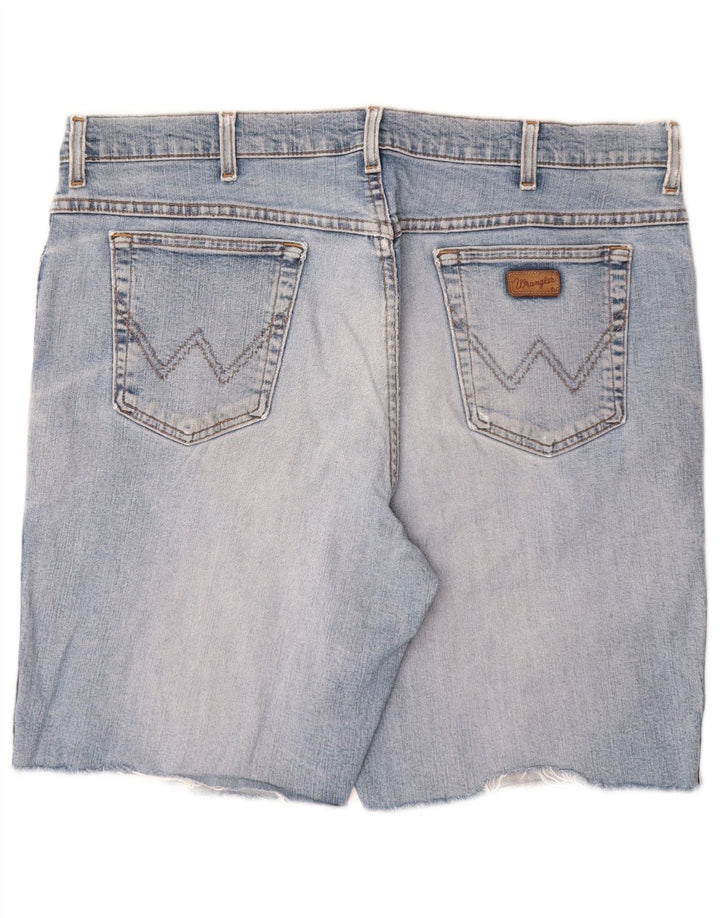 Pantaloni scurți WRANGLER Texas Stretch Denim W40 XL Bumbac albastru