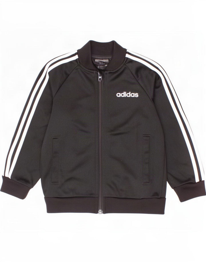 Jachetă de trening pentru băieți Adidas 2-3 ani, neagră
