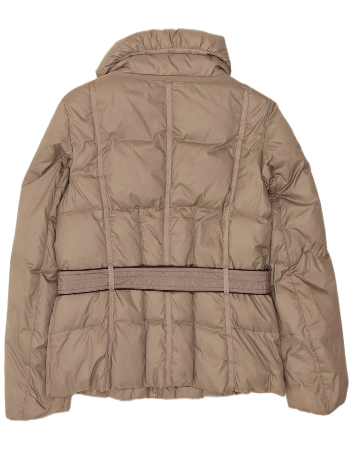 Jachetă căptușită supradimensionată pentru femei Geox Respira UK 10 Small Beige Poliester