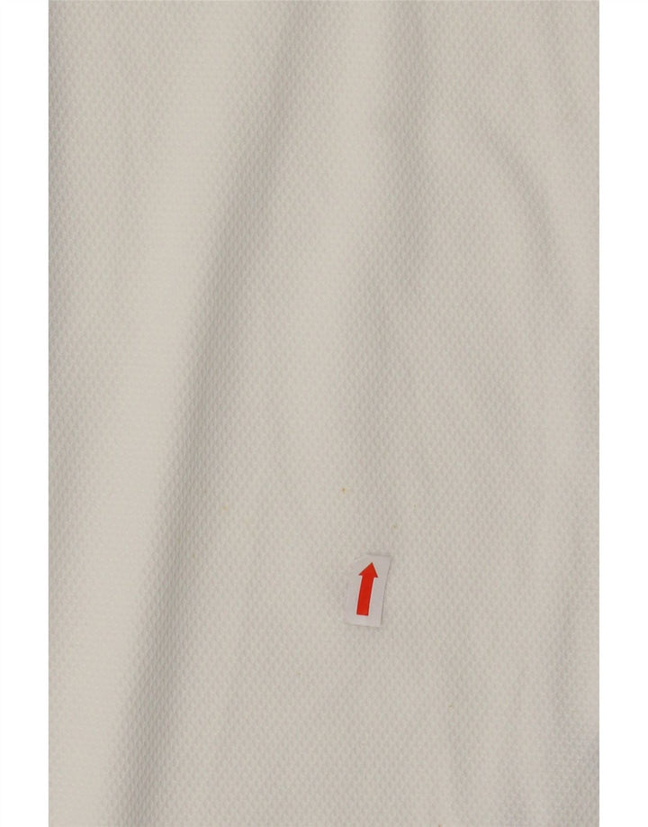 AUSTRALIAN L'ALPINA tricou polo pentru bărbați IT 56 3XL alb poliester bloc de culoare