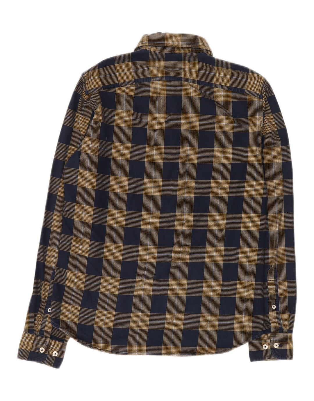 Cămașă pentru bărbați TIMBERLAND Slim Fit Flannel Bumbac cu carouri, albastru bleumarin