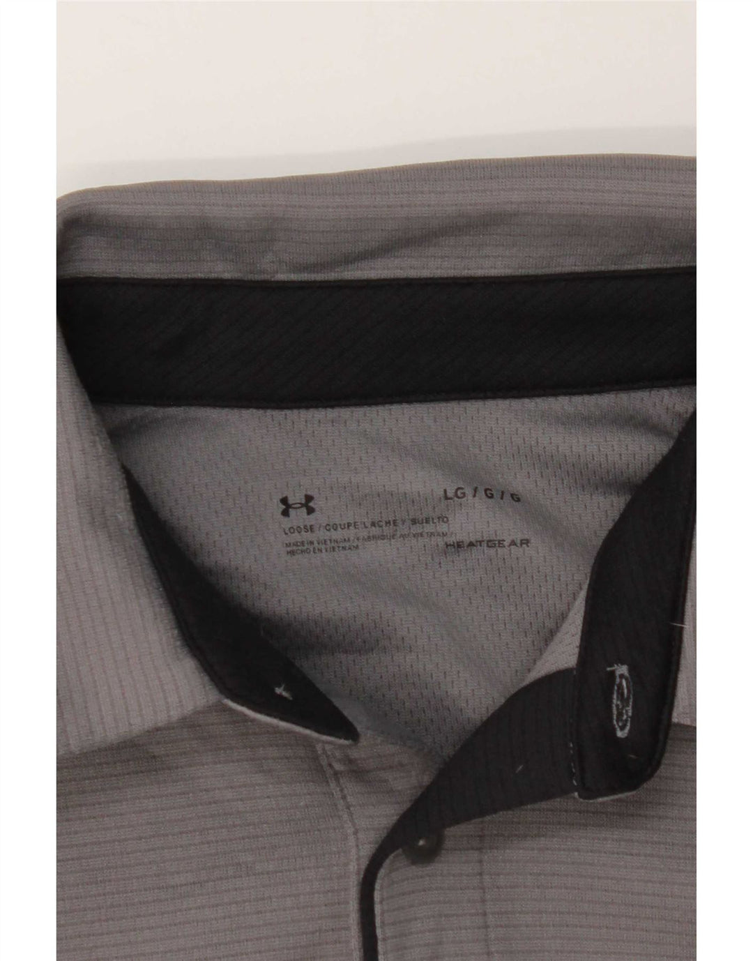 Tricou polo Under Armour Heat Gear pentru bărbați, mare, gri