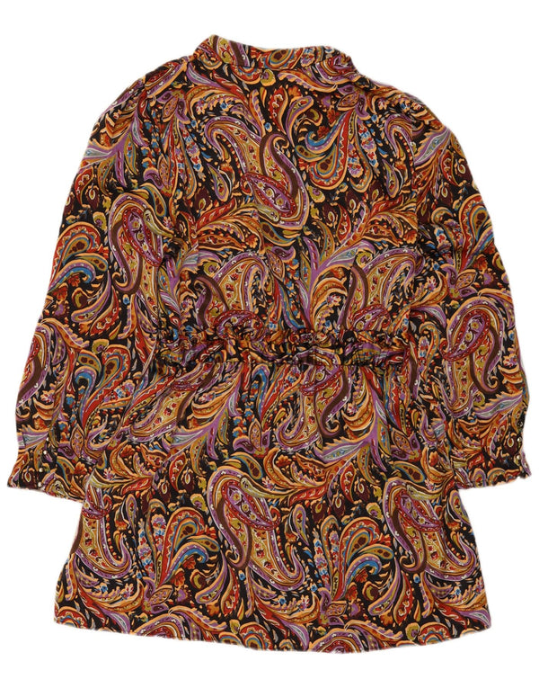 Rochie Zara femei Empire UK 12 Medium Multicolor Paisley Bohemian