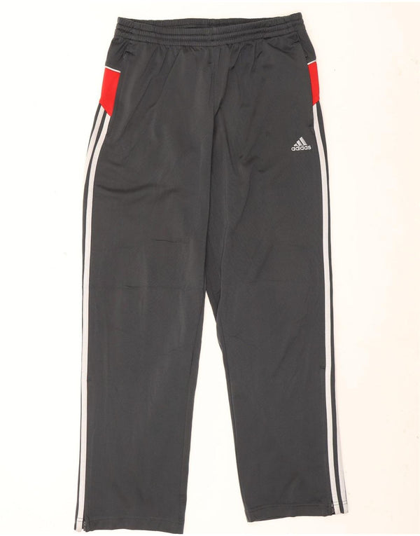 Pantaloni de trening Adidas pentru bărbați Marea Britanie 40/42 Gri mediu Poliester color bloc