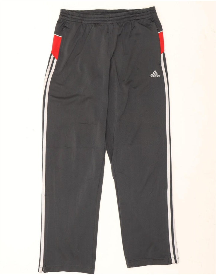 Pantaloni de trening Adidas pentru bărbați Marea Britanie 40/42 Gri mediu Poliester color bloc
