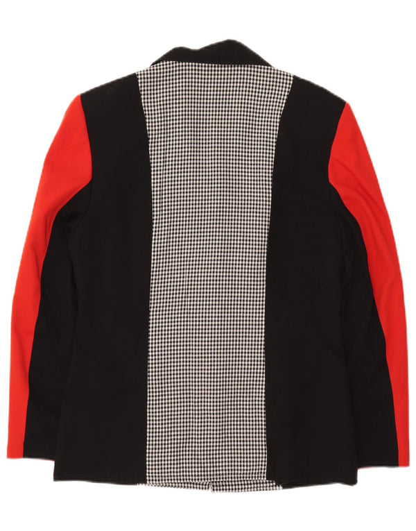 Blazer vintage pentru femei cu 2 nasturi, UK 8, mic, multicolor