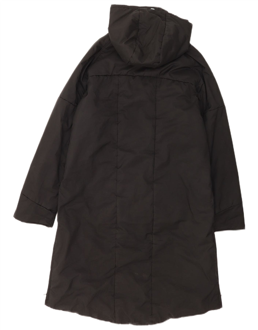 Jachetă de vânt cu glugă Adidas pentru femei UK 16, mare, negru, poliester
