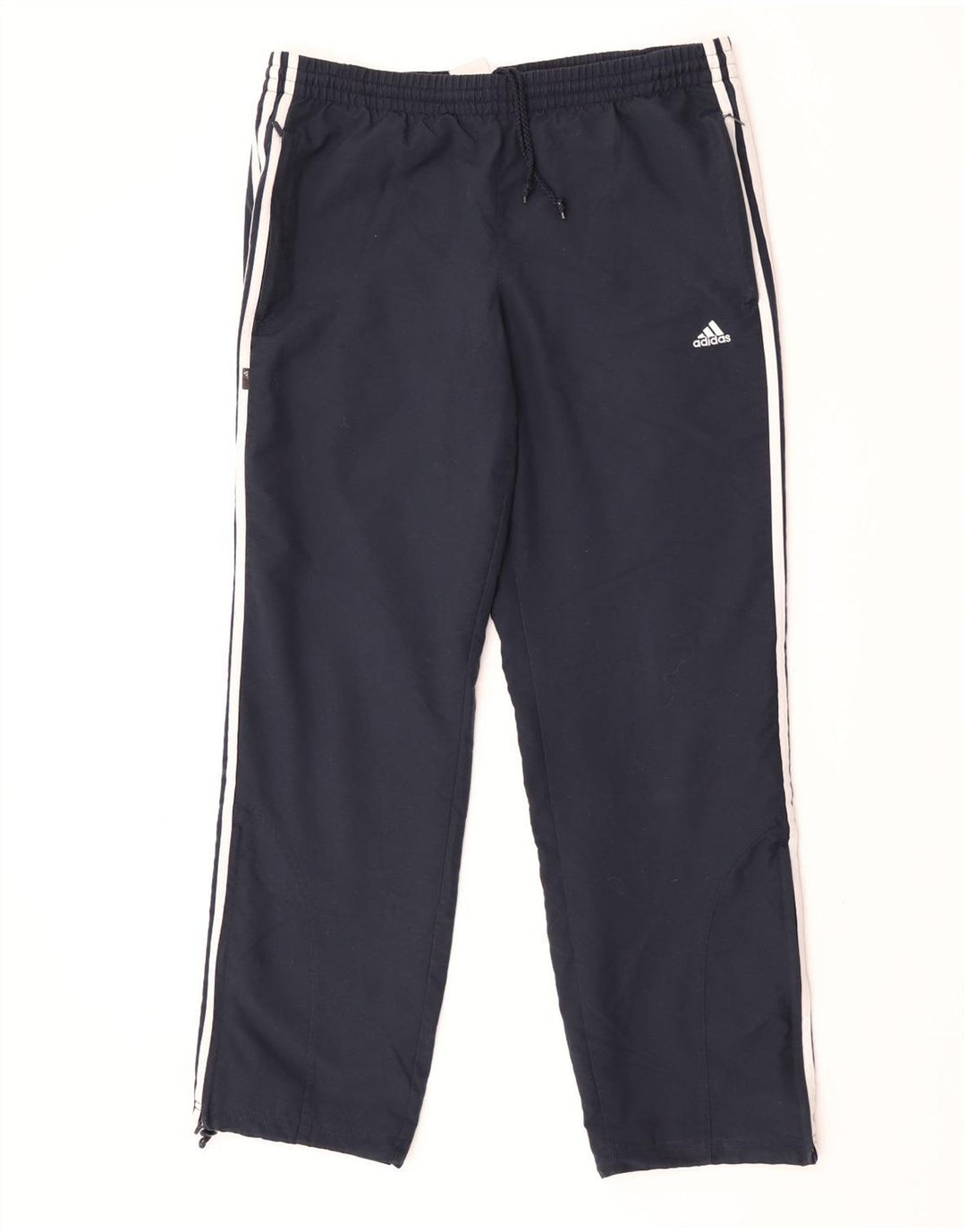 Pantaloni de trening Adidas pentru bărbați, poliester mediu albastru bleumarin