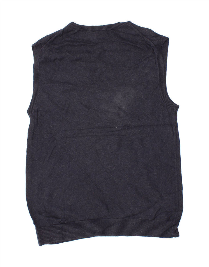 EDDIE BAUER Mens Vest Tank Top Small Navy Blue Cotton Vintage Eddie Bauer and Second-Hand Eddie Bauer from Messina Hembry 