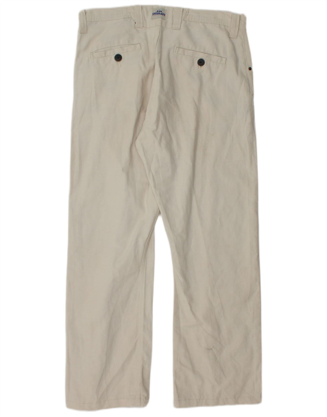 Pantaloni chino drept pentru bărbați LEE W36 L30 alb catifelat