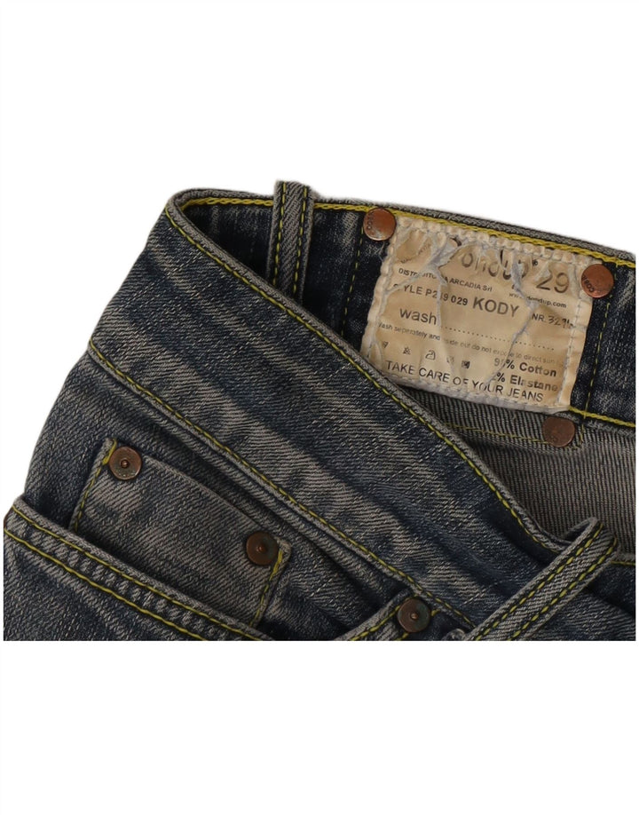 Dondup Blugi Drepți Femei L29 L28 Bumbac Albastru