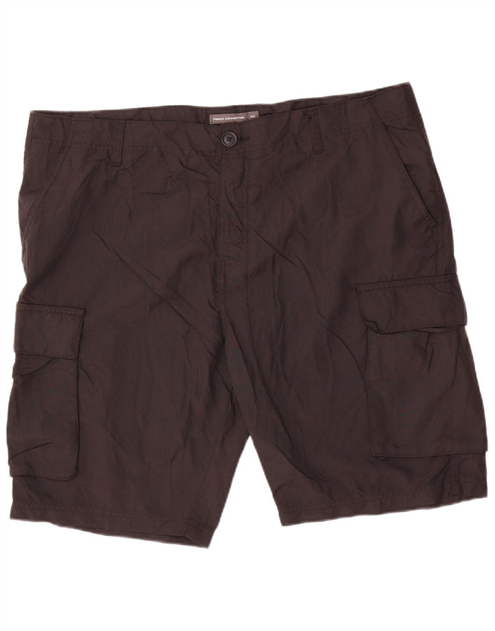 Pantaloni scurti cargo pentru bărbați French Connection 2XL W42 Poliamidă neagră