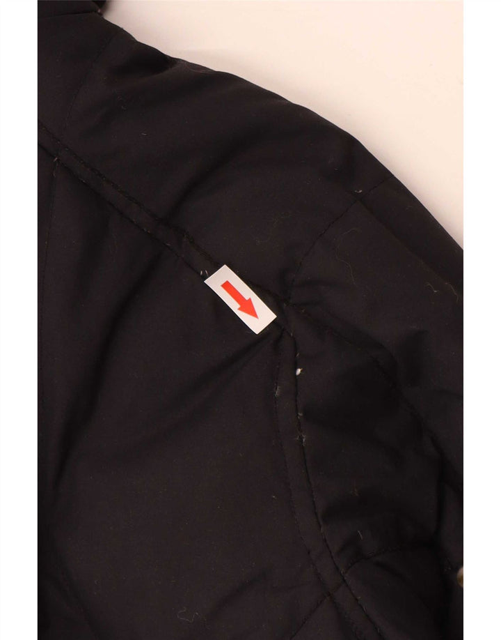 Jachetă căptușită cu glugă pentru femei Helly Hansen UK 14 Nylon mediu negru