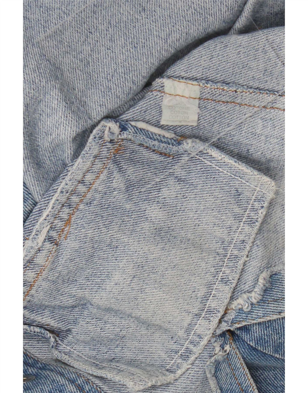 Jachetă de denim militară vintage pentru femei IT 46 mare, albastru, bumbac