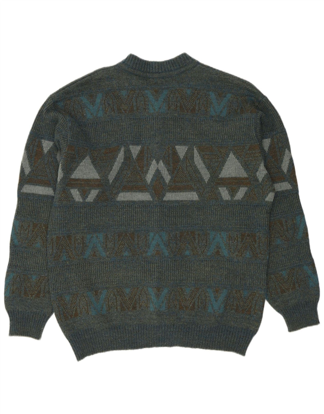 Pulover cardigan Bărbați DRALON Mediu Multicolor Geometric Poliacrilic