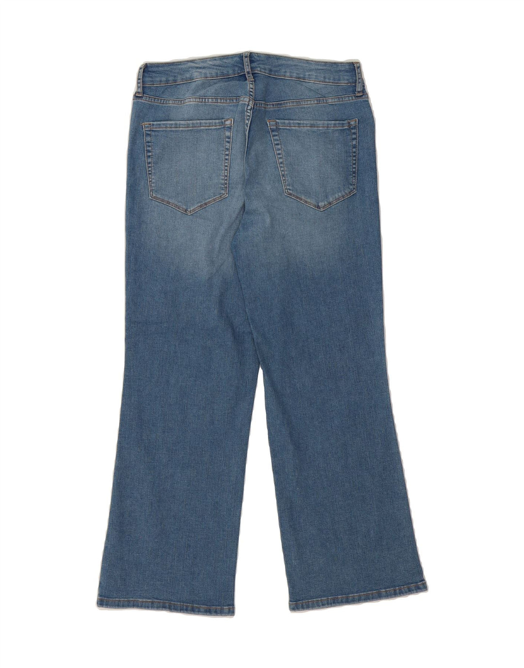 CHAPS Womens Kick Mid Rise Cropped Jeans US 8 Medium W29 L25 Blue Cotton Vintage Chaps and Second-Hand Chaps from Messina Hembry 