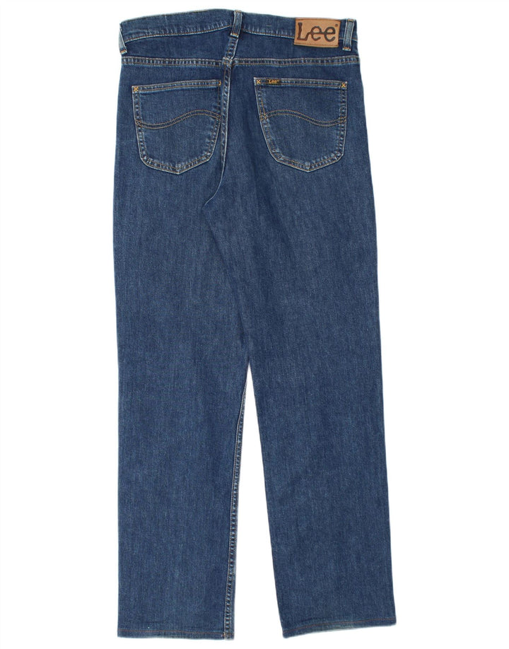 Blugi Lee Brooklyn Straight pentru bărbați W34 L31 Bumbac albastru