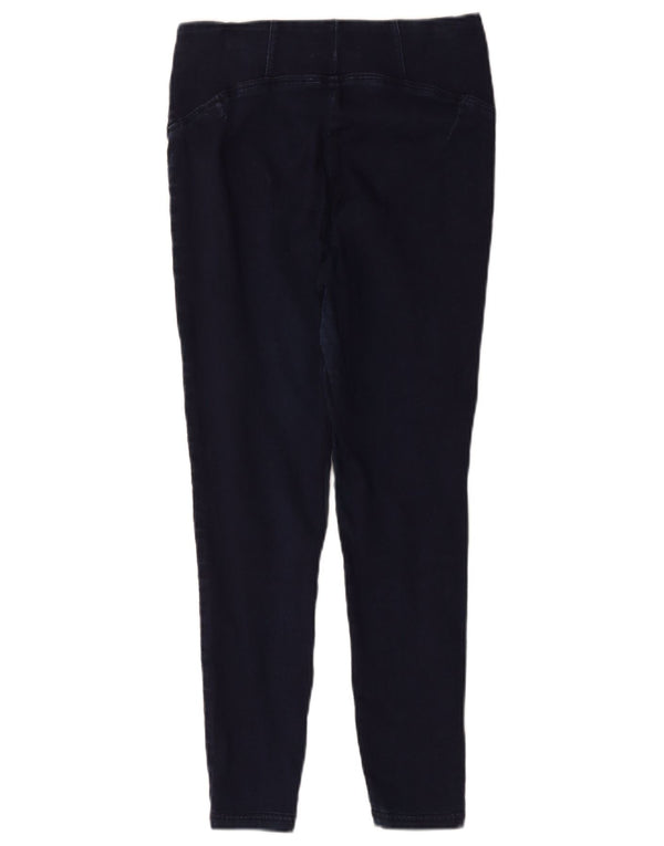 Pantaloni tăiați pentru femei Marks & Spencer UK 12 Medium W28 L24 Bleumarin