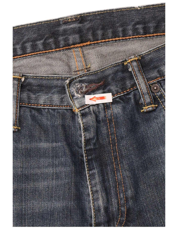 Blugi pentru bărbați Levi's 527 Bootcut W33 L34 Bumbac albastru