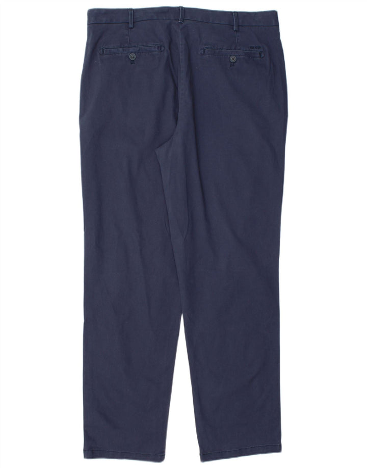 Pantaloni chino drepți pentru bărbați IZOD L36 L32 bumbac bleumarin