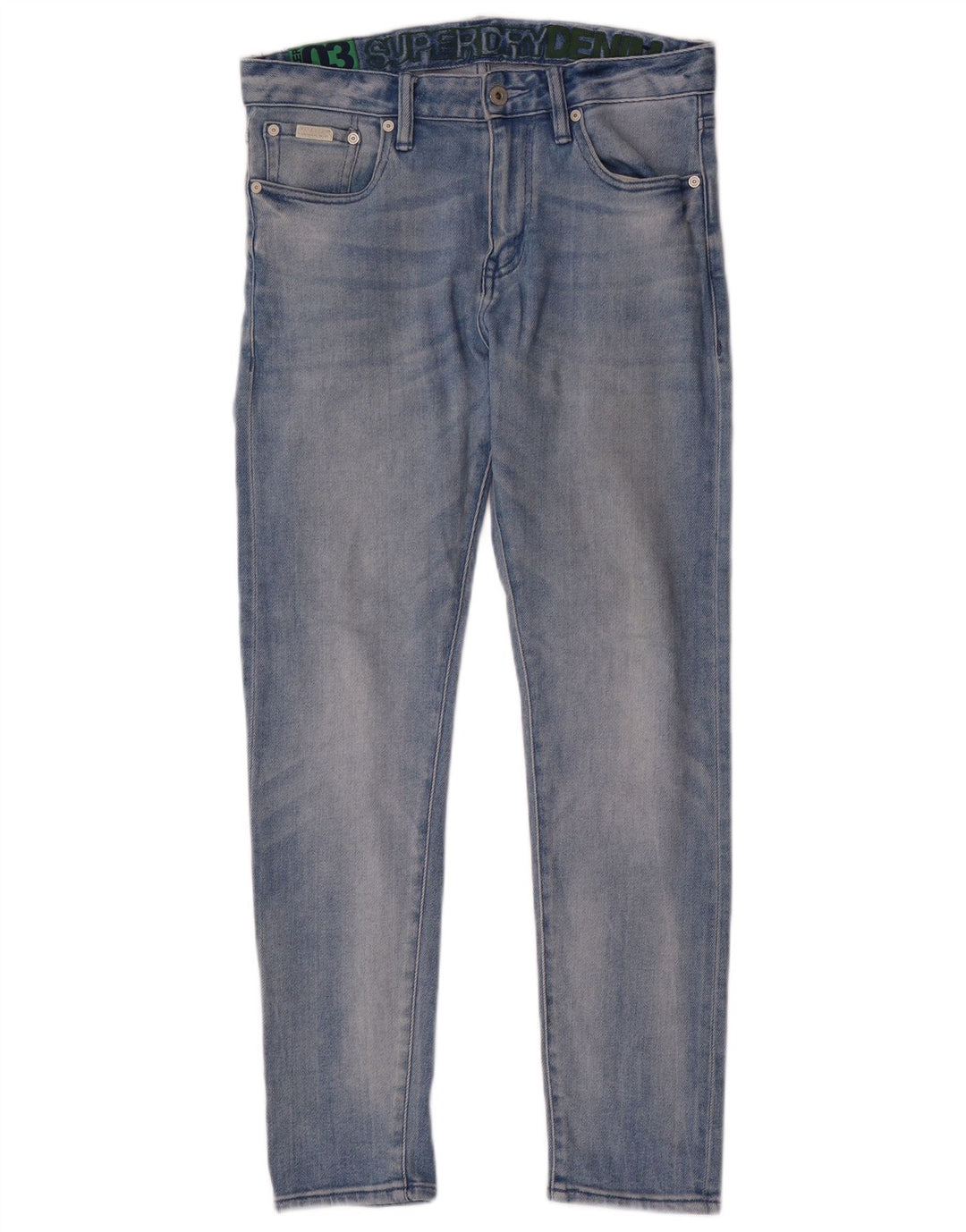 Blugi slim pentru bărbați Superdry W30 L30 bumbac albastru