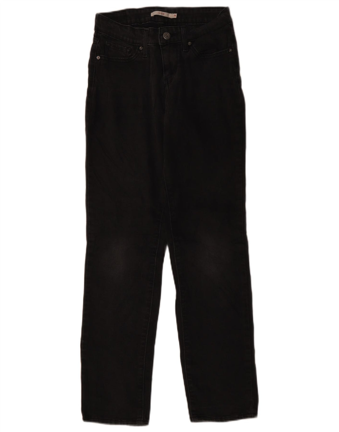 Blugi Levi's 712 Slim pentru femei W26 L29 bumbac negru