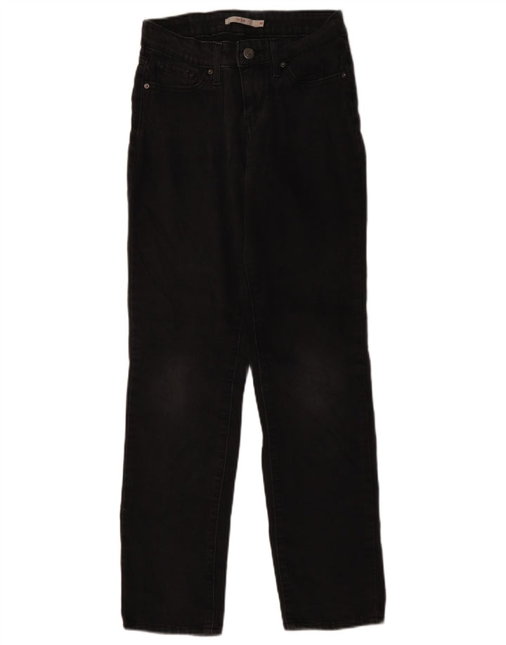 Blugi Levi's 712 Slim pentru femei W26 L29 bumbac negru