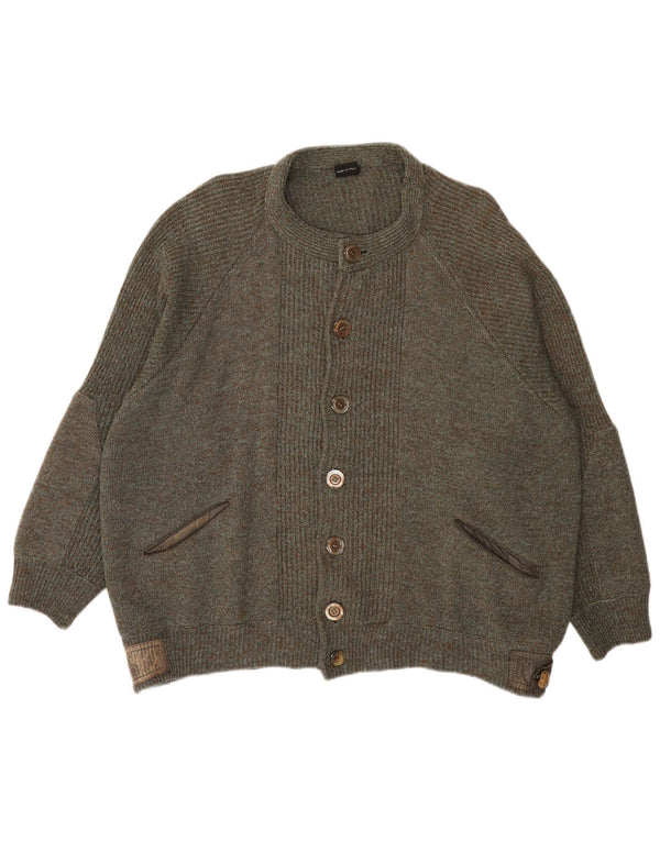 Pulover Cardigan Vintage pentru bărbați 2XL Kaki