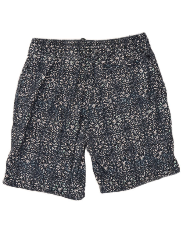 Pantaloni scurți de înot pentru bărbați Fat Face, bumbac geometric, albastru, mediu
