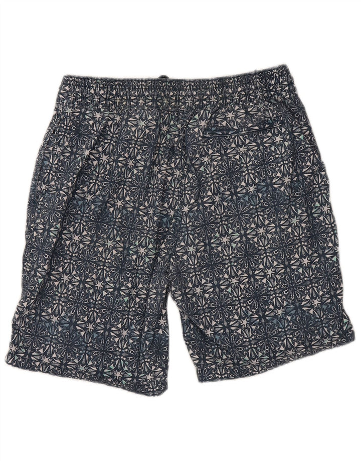 Pantaloni scurți de înot pentru bărbați Fat Face, bumbac geometric, albastru, mediu