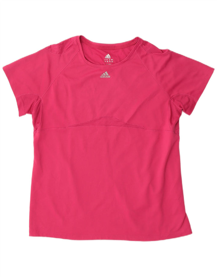 Tricou pentru femei Adidas UK 18 XL Poliester roz