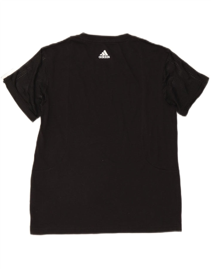 Tricou Adidas pentru femei Top UK 8/10 Small Negru Poliester