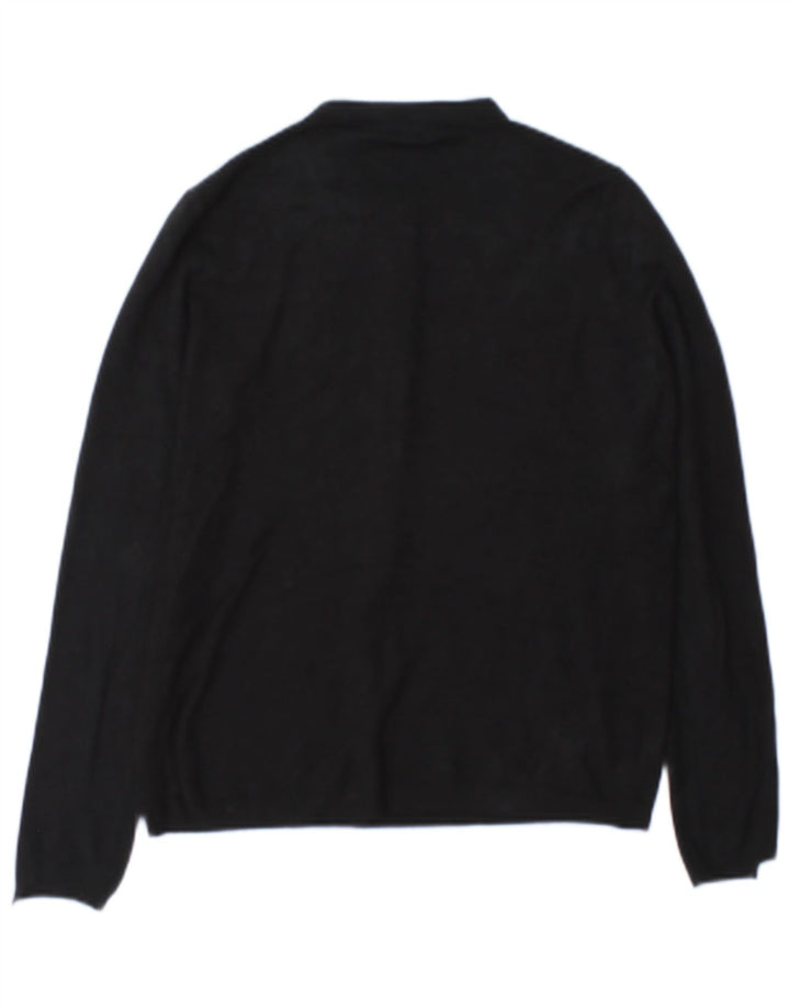 Pulover cardigan pentru femei Zara UK 14 Medium Negru