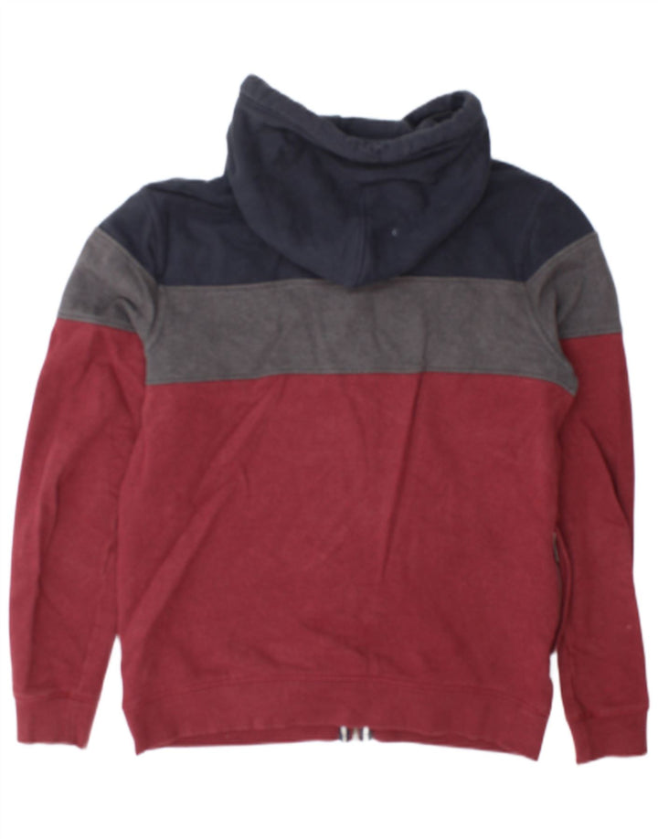 Pulover cu glugă cu fermoar pentru bărbați Fat Face, bumbac color block, multicolor mediu