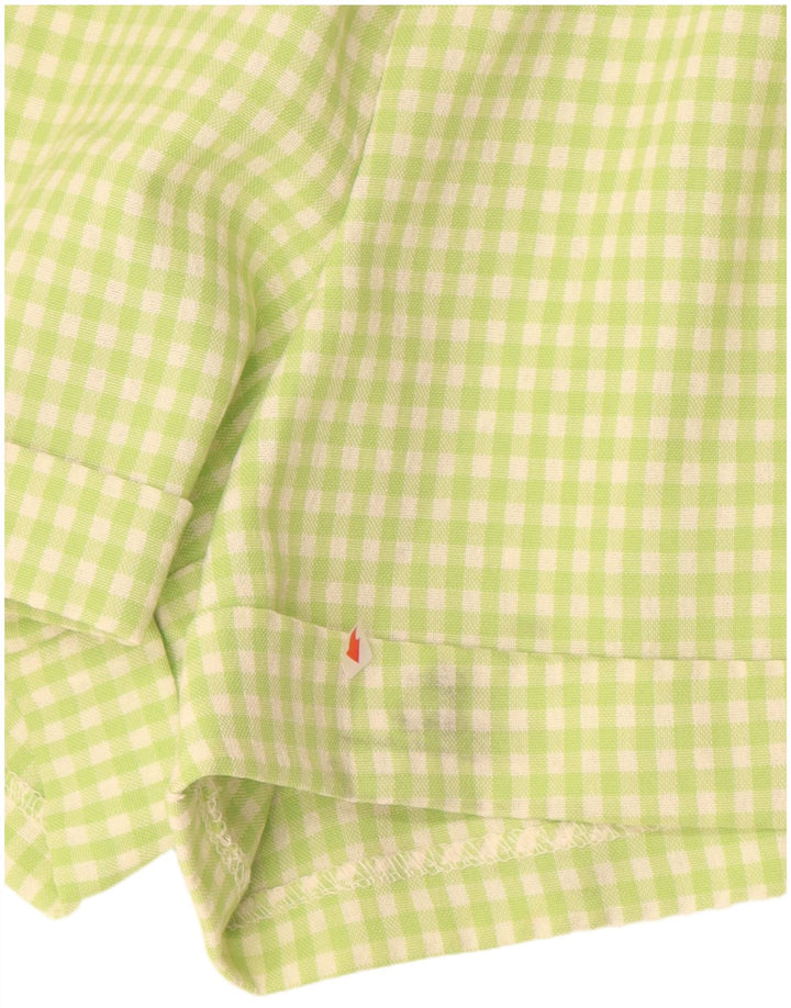 PIMKIE Pantaloni scurti chino cu talie înaltă pentru femei IT 44 Medium W26 Green Gingham