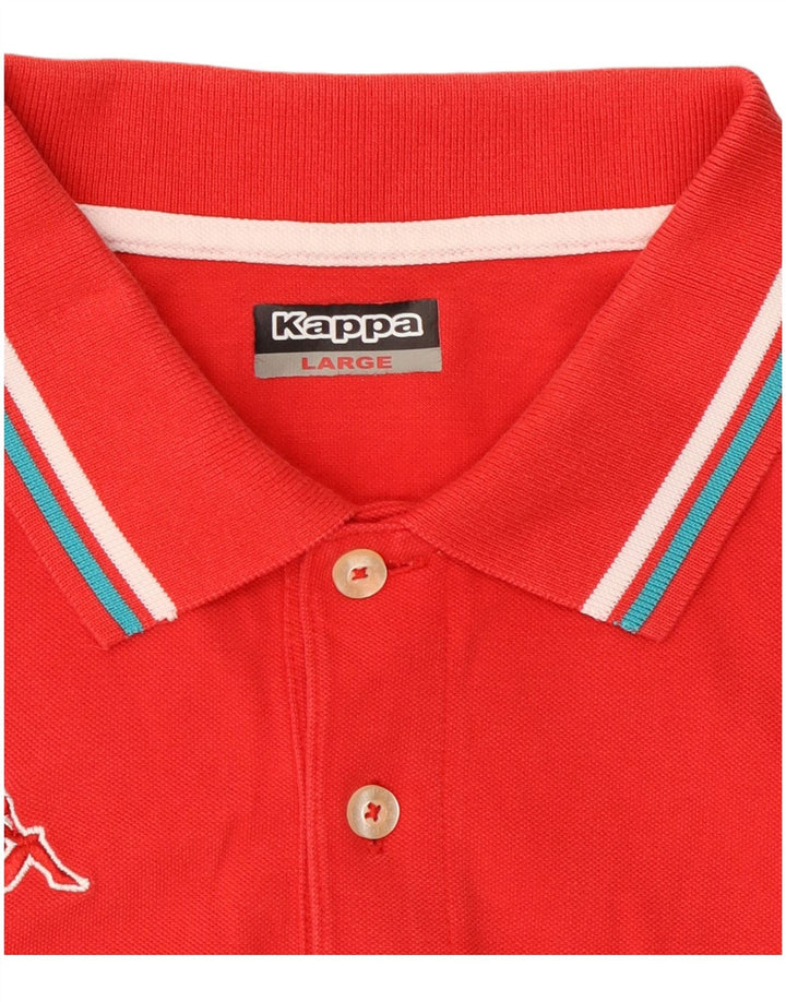 Tricou polo pentru bărbați Kappa, roșu mare
