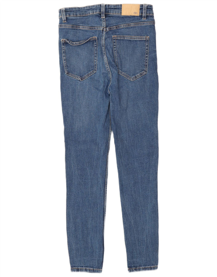 Blugi skinny dama Zara EU 40 Medium W30 L27 Albastru