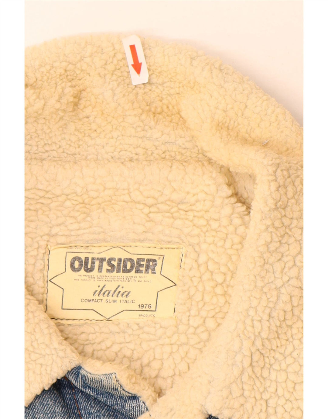 Jachetă pentru bărbați din denim Sherpa UK 42 XL Bumbac albastru