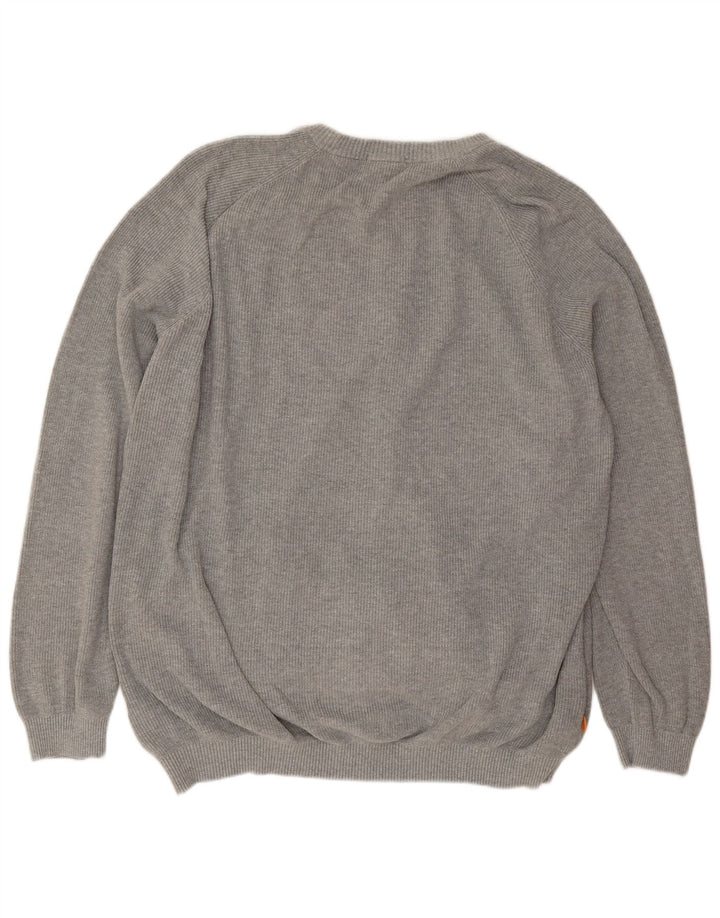 Pulover cardigan pentru bărbați Timberland 3XL bumbac gri