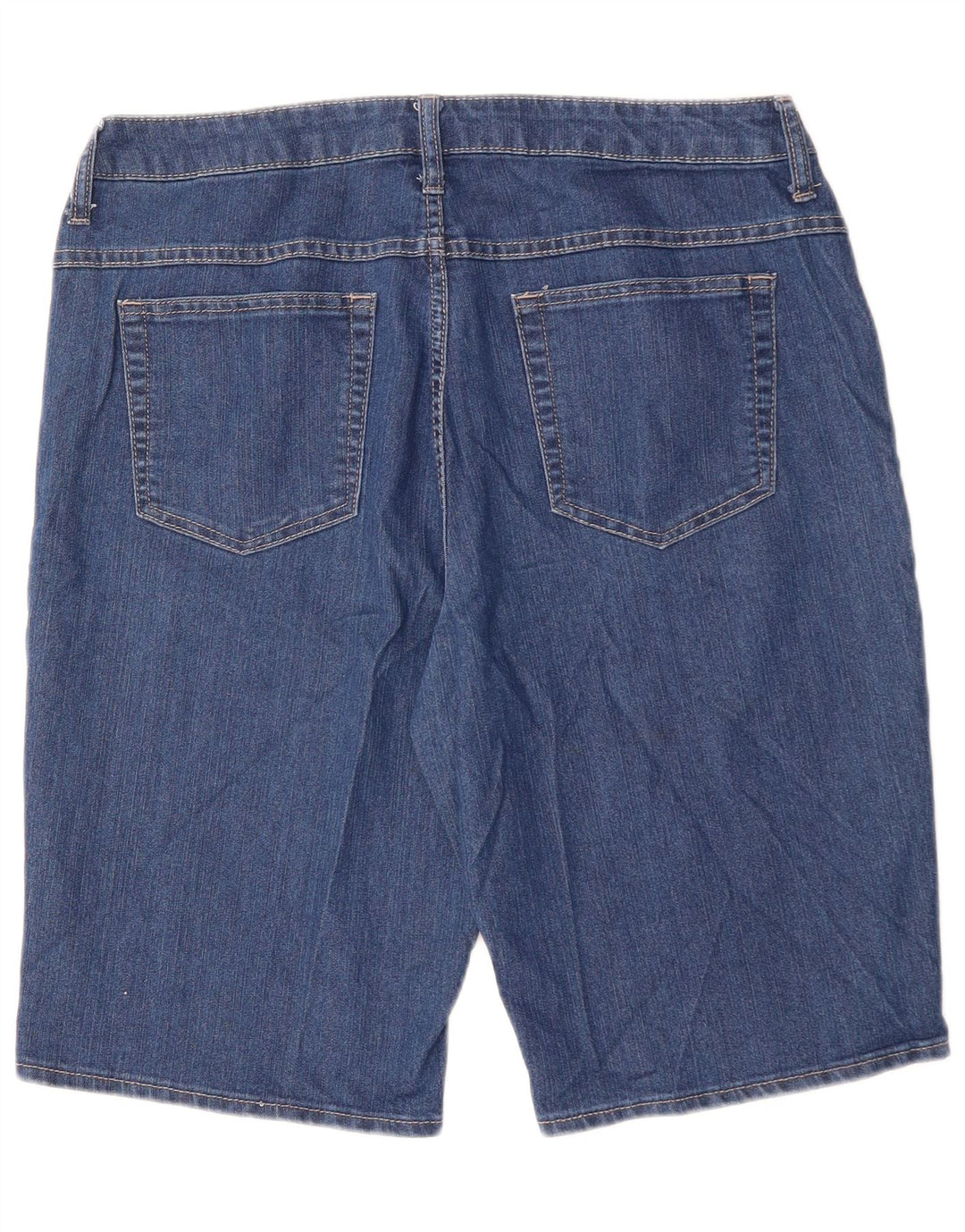 Pantaloni scurți din denim LEE Riders pentru femei US 14 XL W34 Bumbac albastru